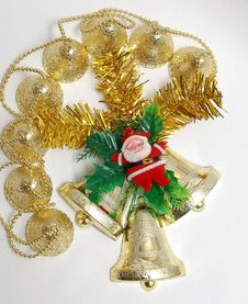 Christmas Decoration On White Background Royalty Free Stock Photos