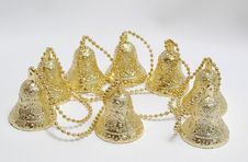 Christmas Decoration On White Background Stock Photo