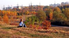 Girl And Autumn Stock Images Girl And Autumn Stock Images
