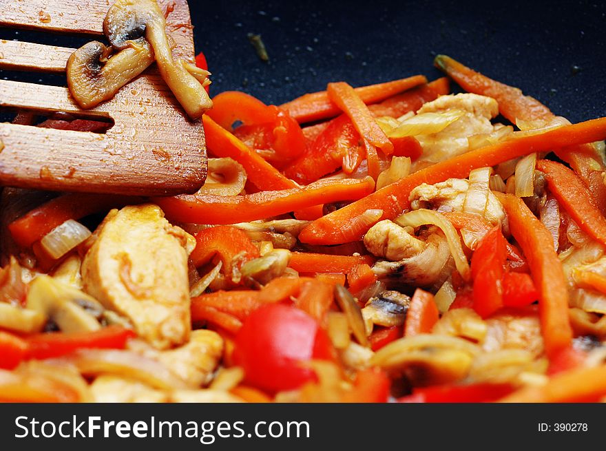 Delicious Thai food - Stir fry