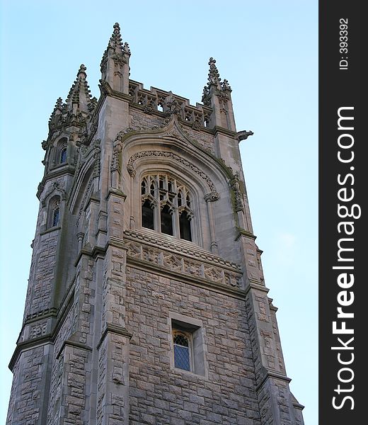A historic Church tower.