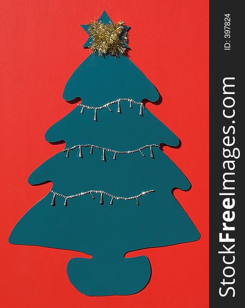 Simple Plain Artificial Christmas Tree