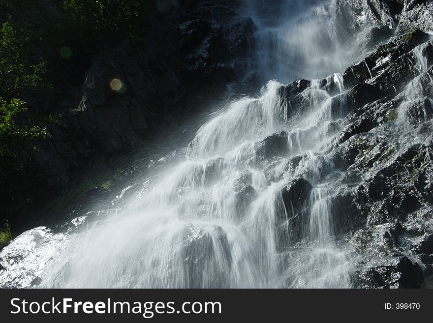 Horsetail Falls Near Valdez, AK