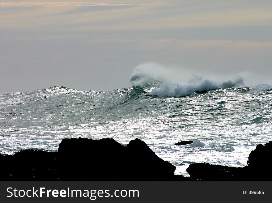 Exceptionally high surf made for dramatic waves shots on this December day in Northern California. Exceptionally high surf made for dramatic waves shots on this December day in Northern California