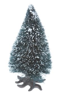 Small Plastic Christmas Tree Royalty Free Stock Image Small Plastic Christmas Tree Royalty Free Stock Image
