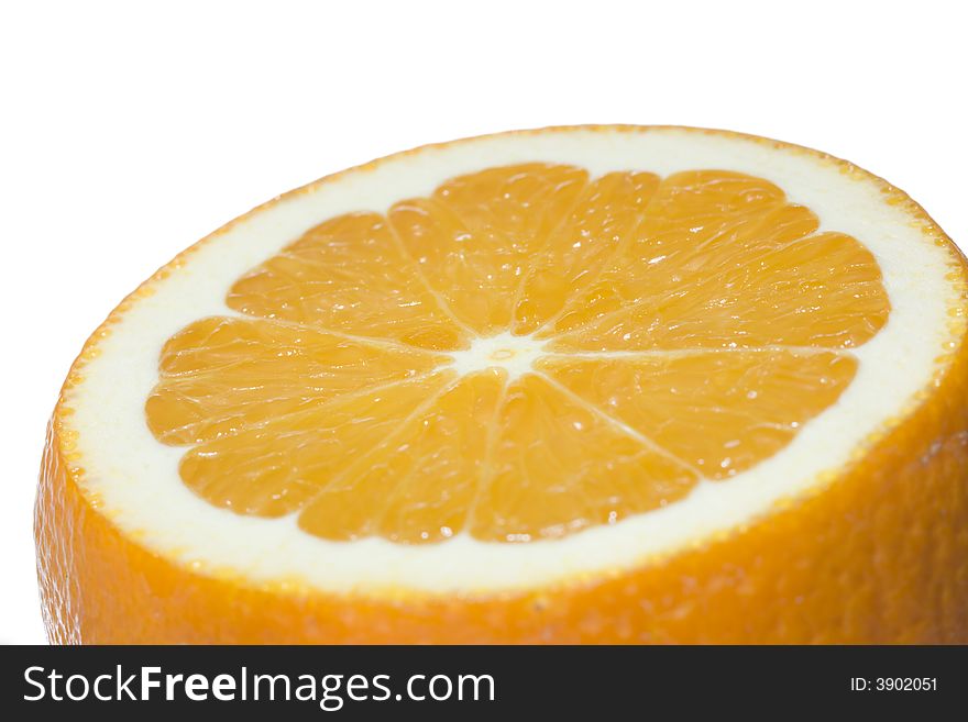 Close-up of an orange slice