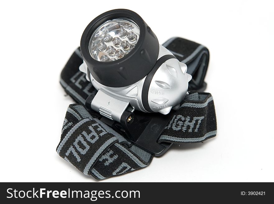 LED Head Light use three batteries. LED Head Light use three batteries