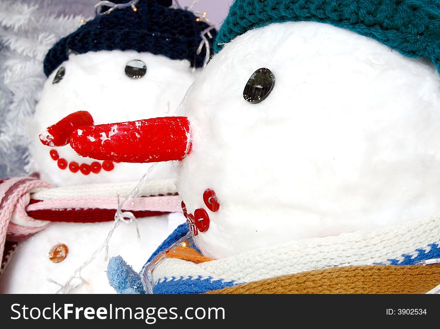 Well dressed snowman - asian toys. Well dressed snowman - asian toys