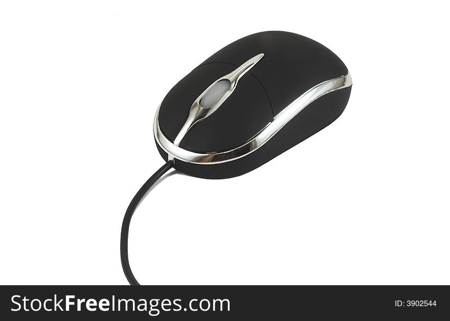 Pc mouse isolated on white