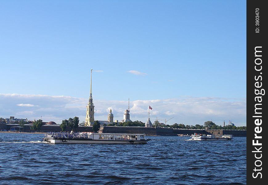 FInnish gulf near the Russian city Sankt-Petersburg