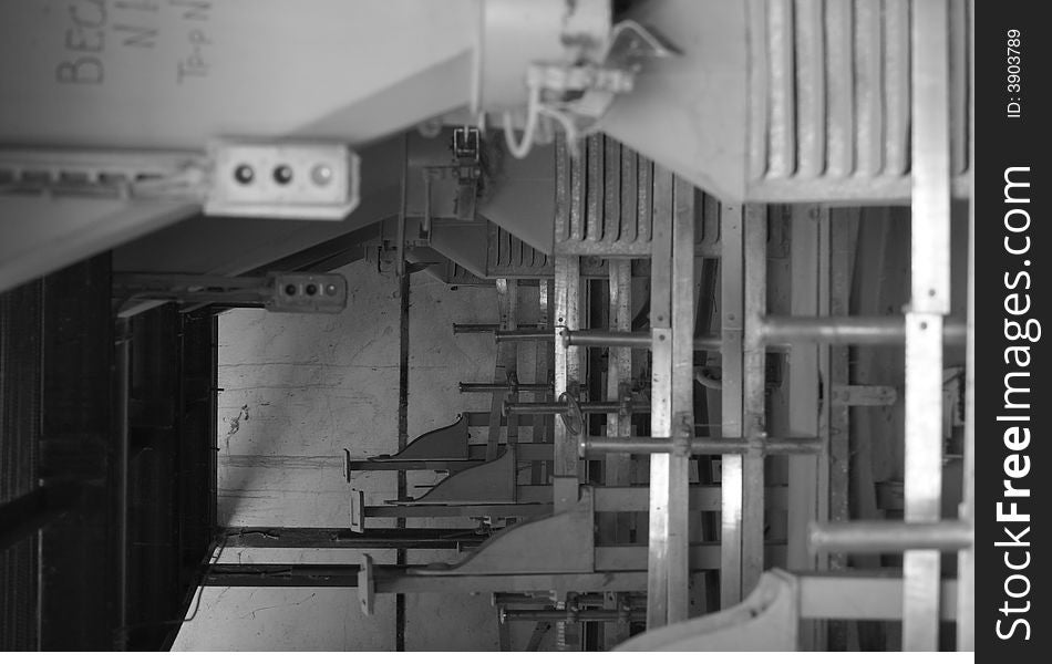 Switches inside a wheat Silo that runs the conveyor belts. Switches inside a wheat Silo that runs the conveyor belts