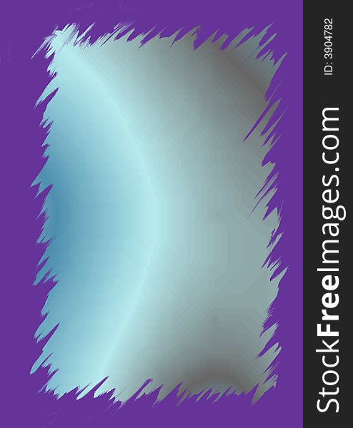 Blue Gradient With Jagged Border