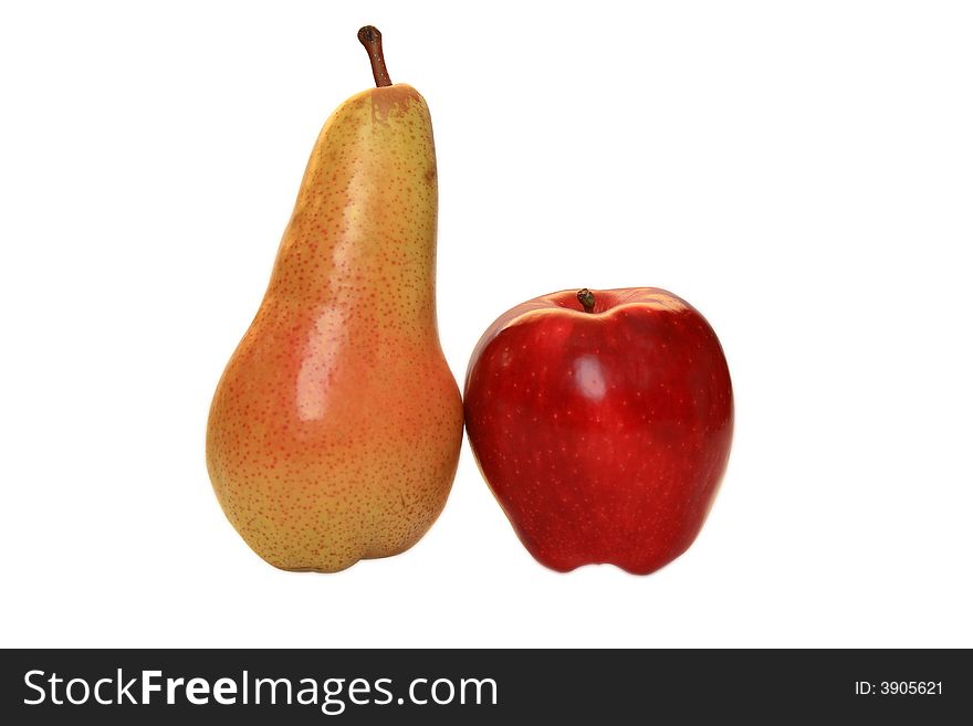 Pear and apple