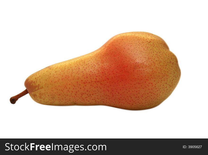 Pear. It is isolatet on the white background