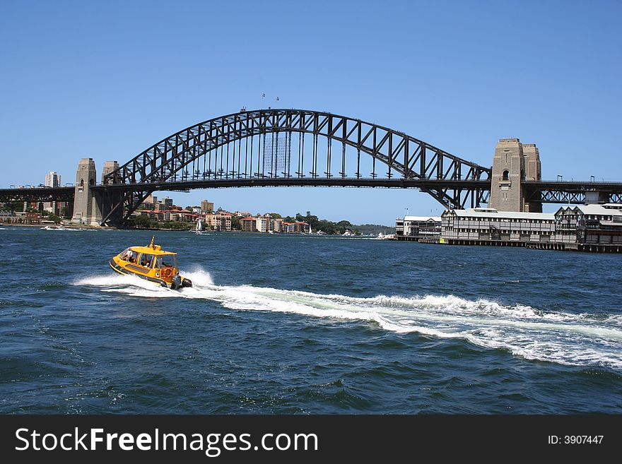 Sydney Harbour Bridge and Pier One, Sydney, Australia