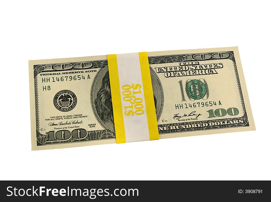 Banded One Hundred Dollar Bills - Free Stock Images & Photos - 3908791 ...