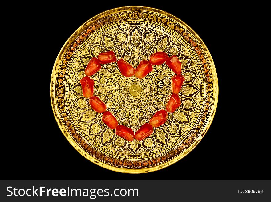 Small Salver And Heart