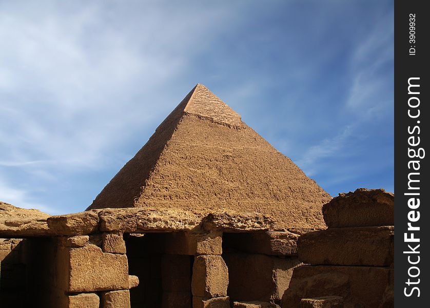 Pyramid in Cairo Giza - Egypt. Pyramid in Cairo Giza - Egypt