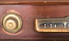 Old Television Dial Royalty Free Stock Photos