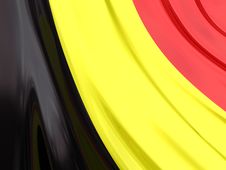 Glossy Flag Of Belgium Stock Images