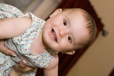 Smiling Cute Baby Girl Royalty Free Stock Image Smiling Cute Baby Girl Royalty Free Stock Image