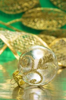 Golden Christmas Ball Stock Images Golden Christmas Ball Stock Images