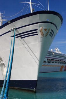 Caribbean Cruise Ship Royalty Free Stock Photos Caribbean Cruise Ship Royalty Free Stock Photos