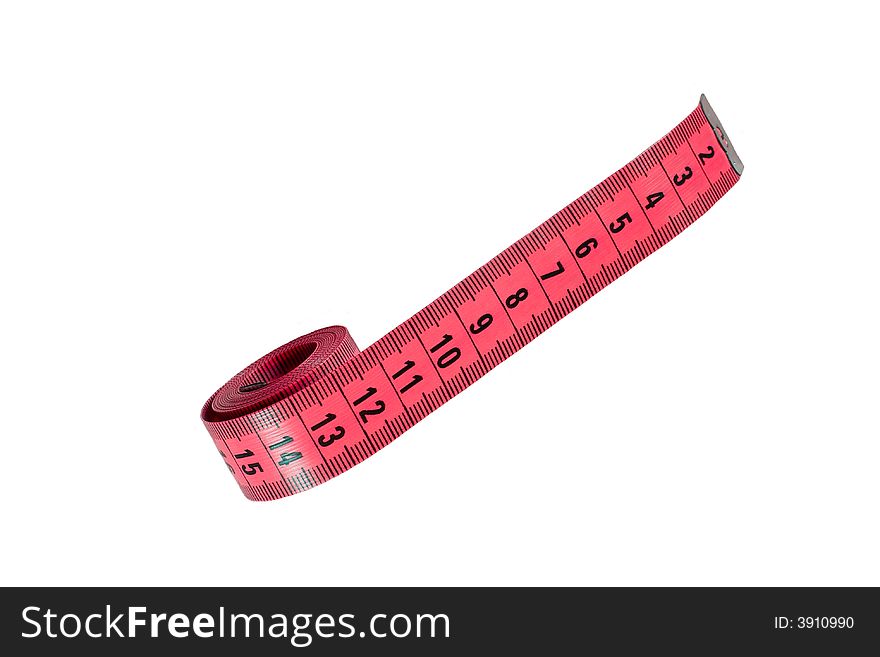 Measuring Tape Isolated On White Background