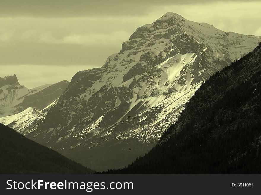 High Up in the Rocky Mountains in Peter Lougheed Provincial Park in Alberta, Canada. High Up in the Rocky Mountains in Peter Lougheed Provincial Park in Alberta, Canada