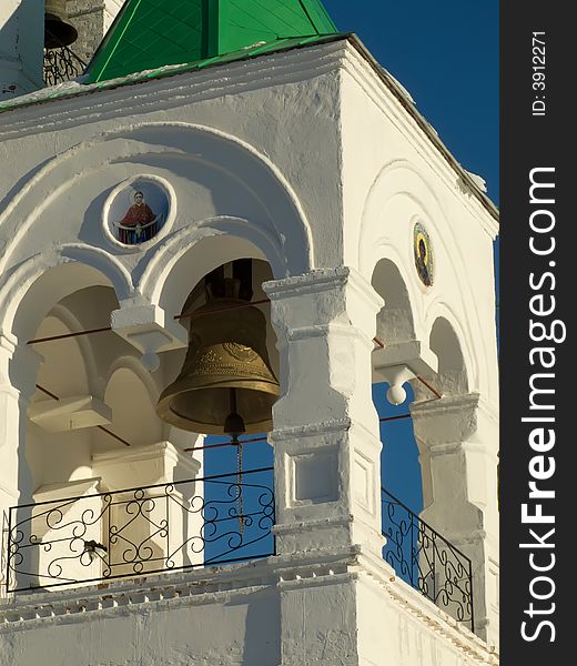 Murom. Bell tower of the Spasskogo monastery