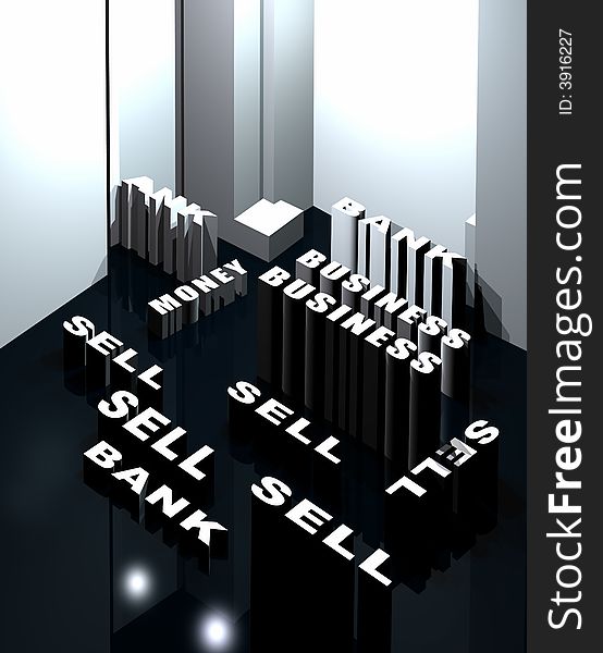 Business statistics graph made in 3d with lighting effects. Business statistics graph made in 3d with lighting effects