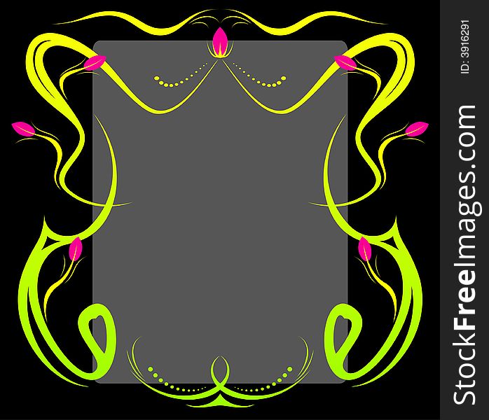 Yellow-green Frame