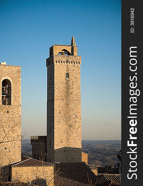 The highest tower in San Gimignano (siena).
A wonderfull medieval tower in the amazing town of San Gimignano in the heart of Tuscany. The highest tower in San Gimignano (siena).
A wonderfull medieval tower in the amazing town of San Gimignano in the heart of Tuscany.
