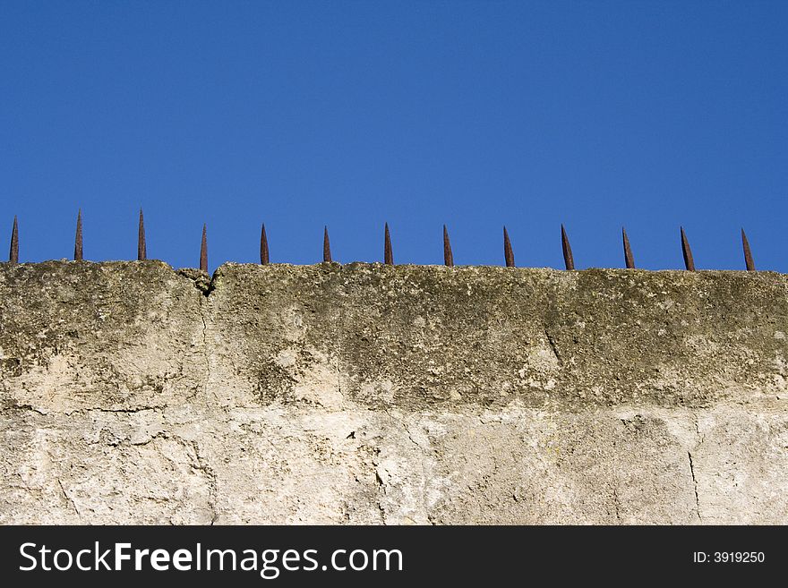 Spears On Wall