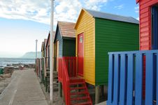 Cabins On The Beach. Royalty Free Stock Image Cabins On The Beach. Royalty Free Stock Image