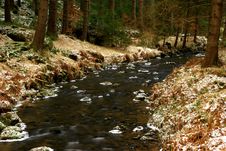 Winter River Landscape Royalty Free Stock Images Winter River Landscape Royalty Free Stock Images