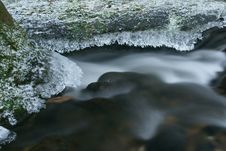 Winter Stream Royalty Free Stock Photo Winter Stream Royalty Free Stock Photo