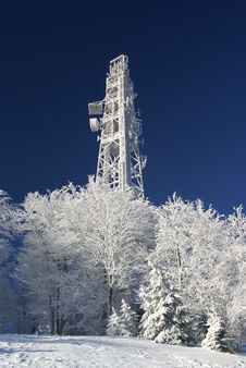 Frozen Transmitter Stock Images