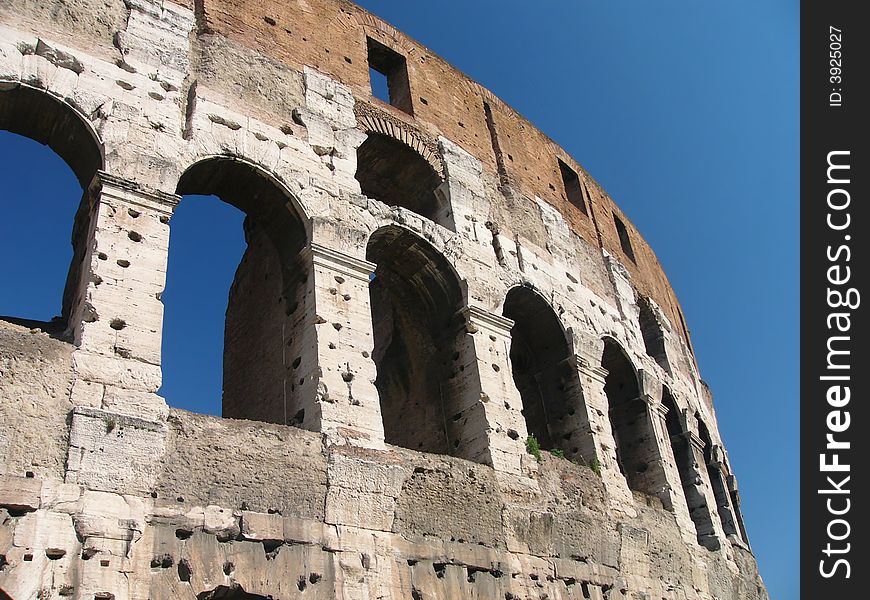 Famous Colosseum - Flavian Amphitheatre, Rome, Italy