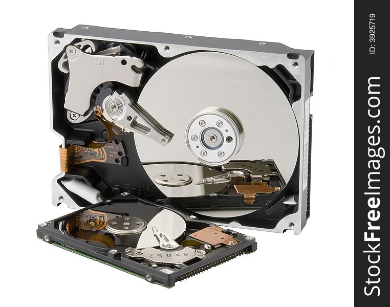 Two Computer Hard Disk