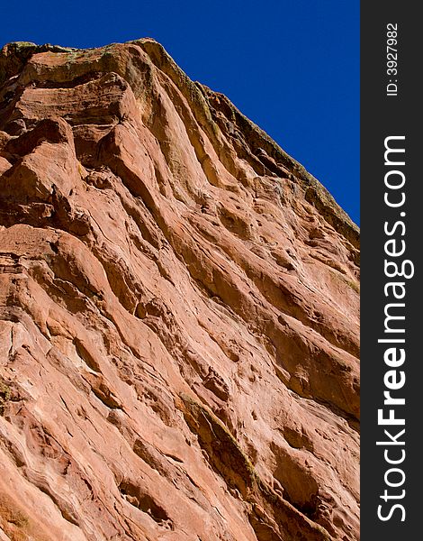 Red Rocks and Blue Sky in Colorado, USA. Red Rocks and Blue Sky in Colorado, USA