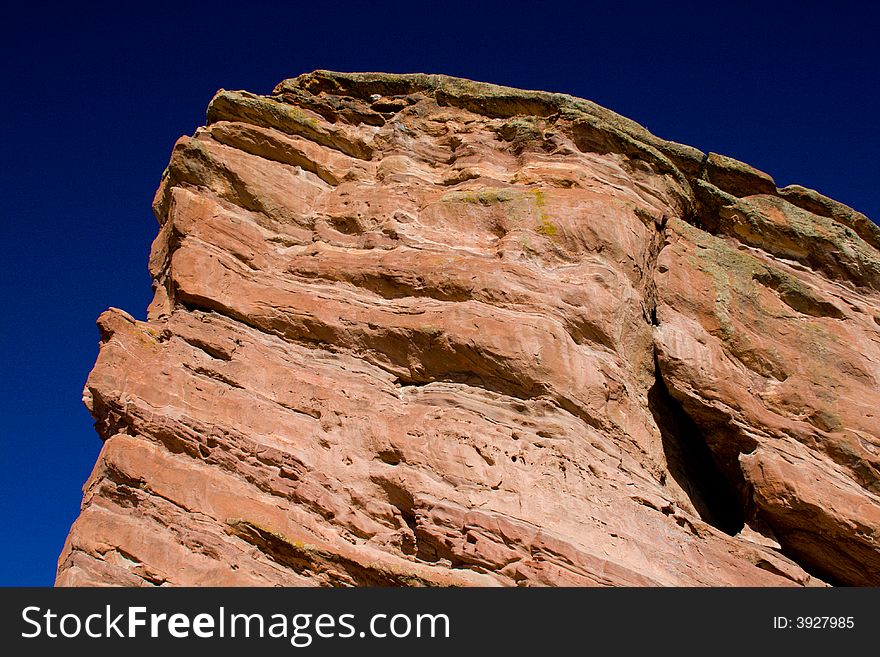 Red Rocks and Blue Sky in Colorado, USA. Red Rocks and Blue Sky in Colorado, USA