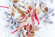 Children Fireworks Small Bombs And Pulling Rope Royalty Free Stock Photography Children Fireworks Small Bombs And Pulling Rope Royalty Free Stock Photography