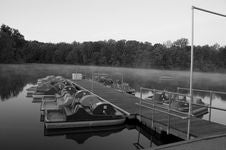 Foggy Boat Dock Royalty Free Stock Photography Foggy Boat Dock Royalty Free Stock Photography