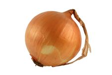 Isolated Yellow Onion On White Stock Photography Isolated Yellow Onion On White Stock Photography