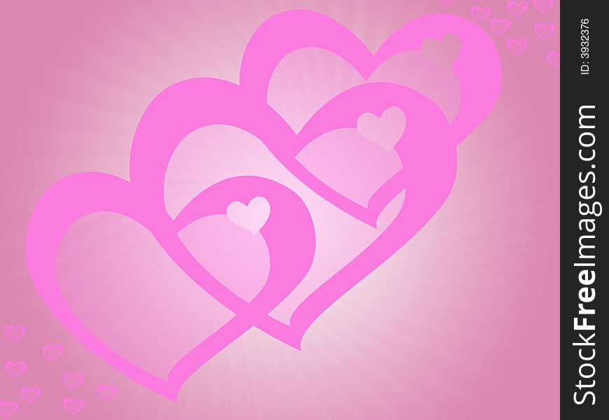 Heart background created in photoshop. Heart background created in photoshop.