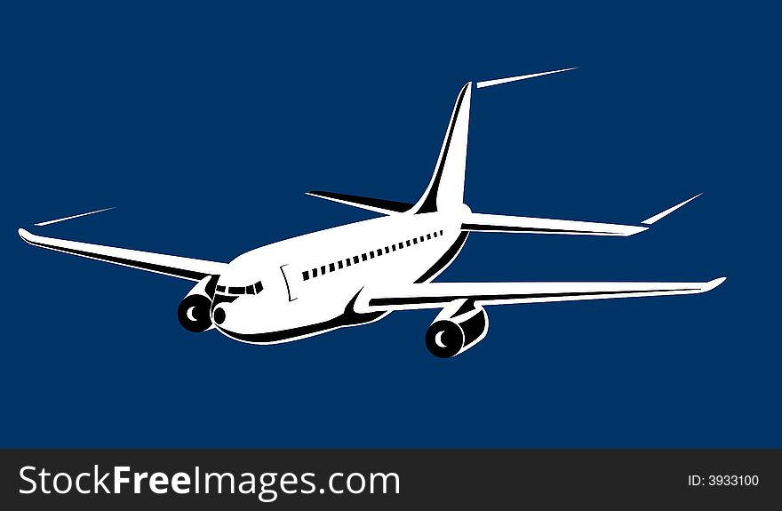 Vector art on air travel and air transport. Vector art on air travel and air transport