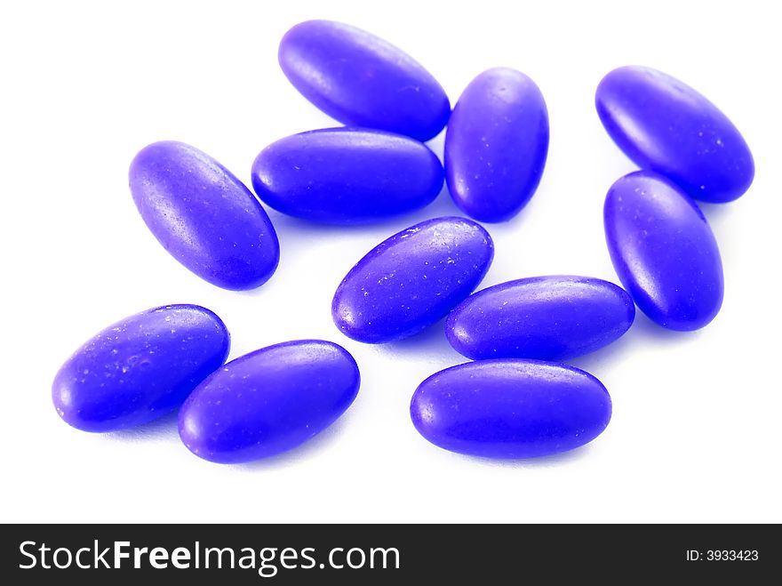 Medicines in closeup on white background. Medicines in closeup on white background