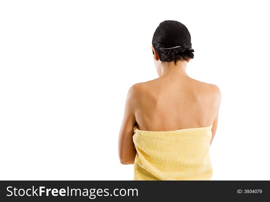 Relaxing Woman From Behind