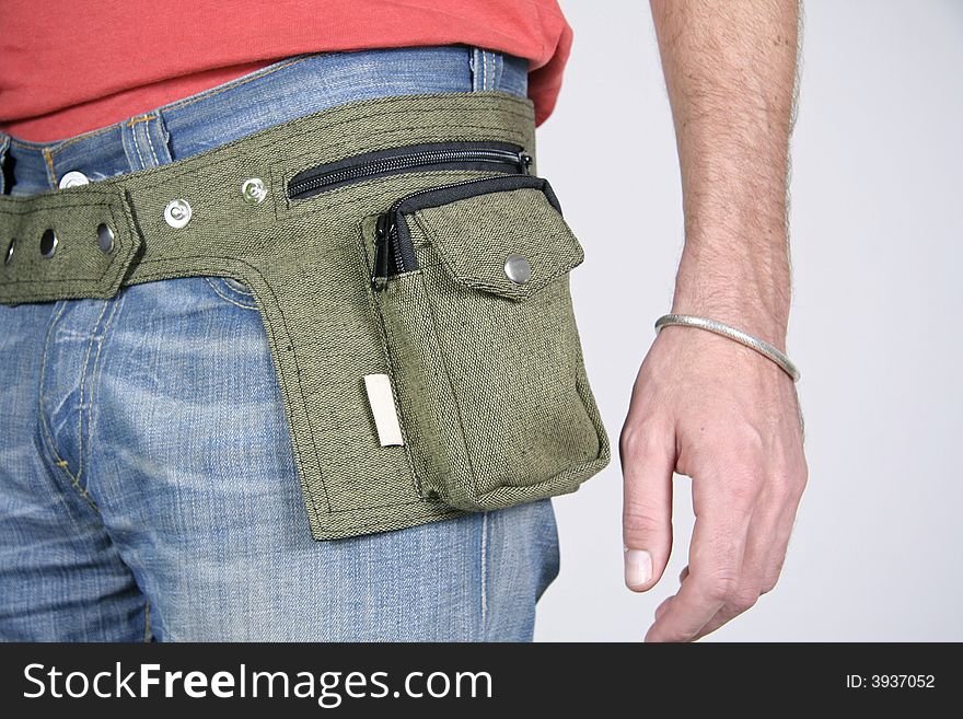 Male belt bags pouches